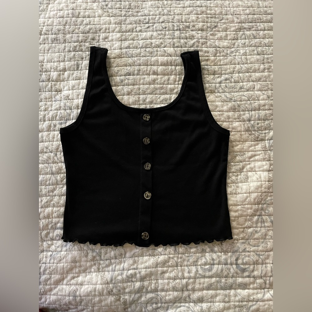 Live in the moment - Blank Tank Top. Size M